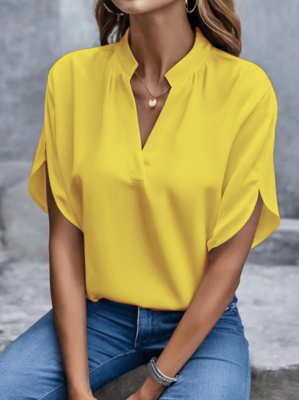 Layla™ Classic V-Neck Blouse