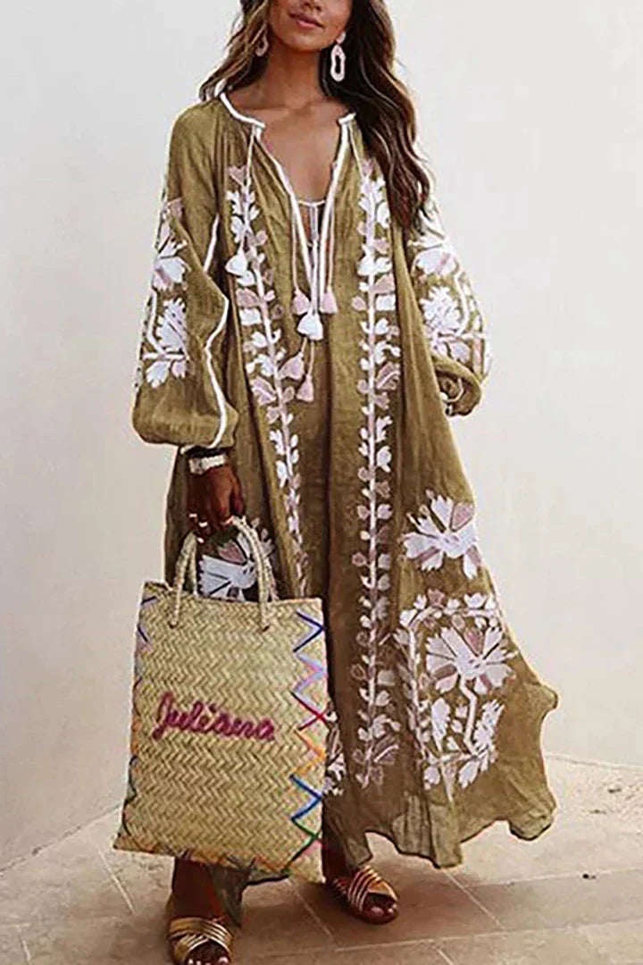 Keziah™  Bohemian Floral Maxi Dress