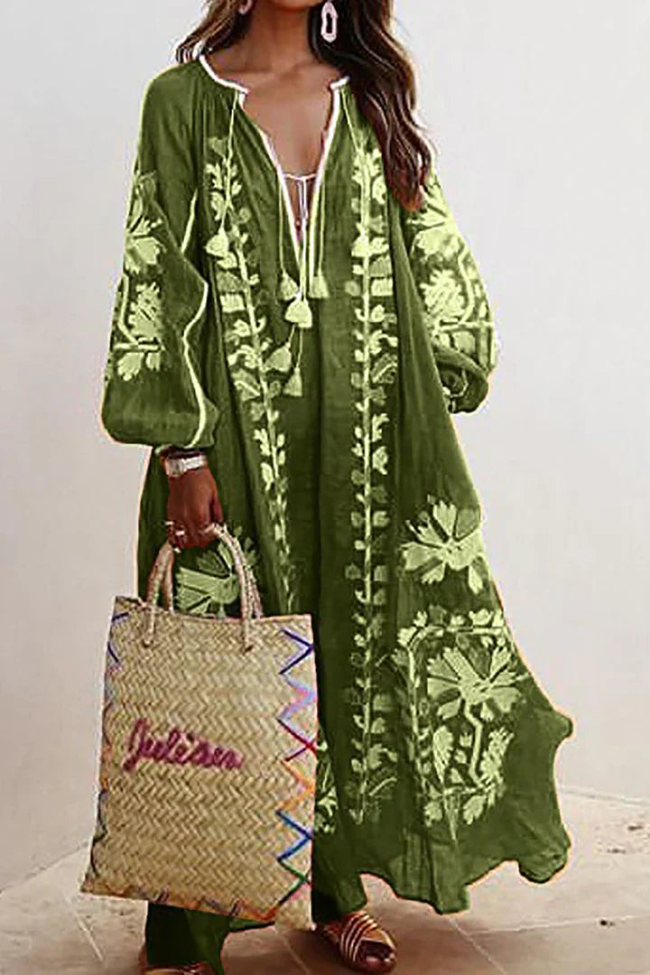 Keziah™  Bohemian Floral Maxi Dress