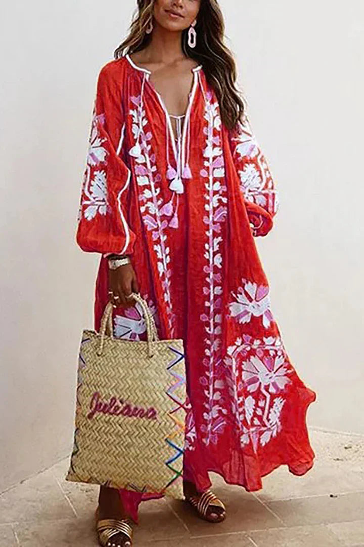 Keziah™  Bohemian Floral Maxi Dress
