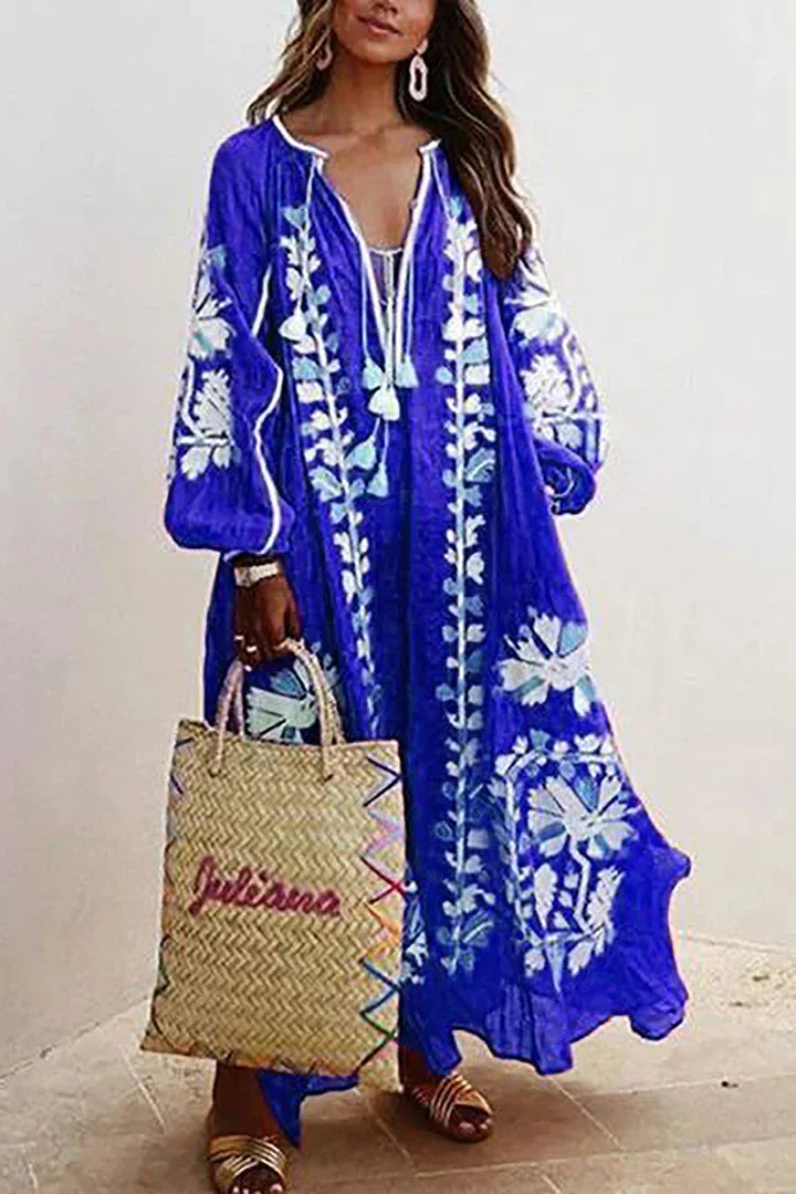 Keziah™  Bohemian Floral Maxi Dress