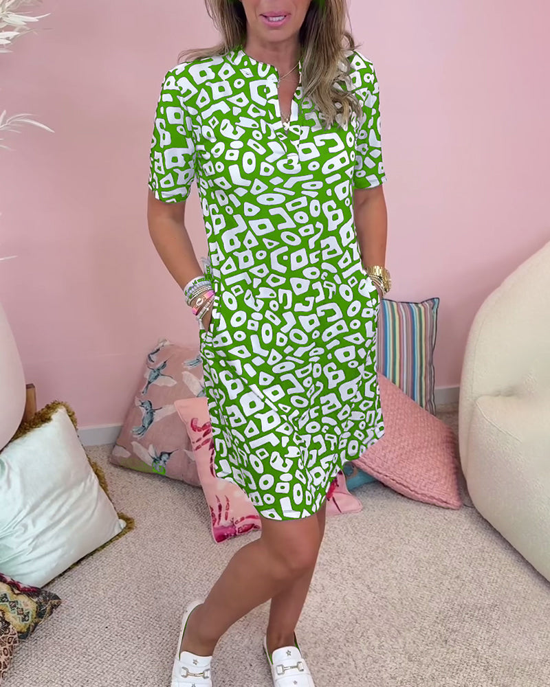 Octavia™  Versatile V-neck Dress