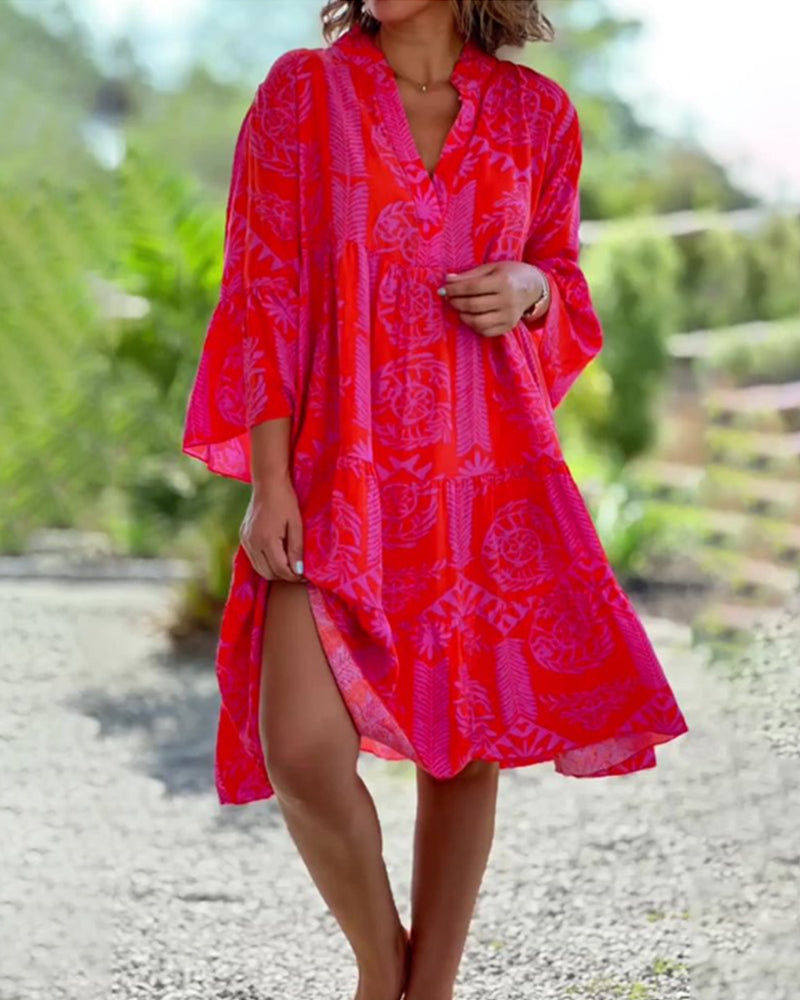 Galilea™  Boho Loose Sleeve Dress