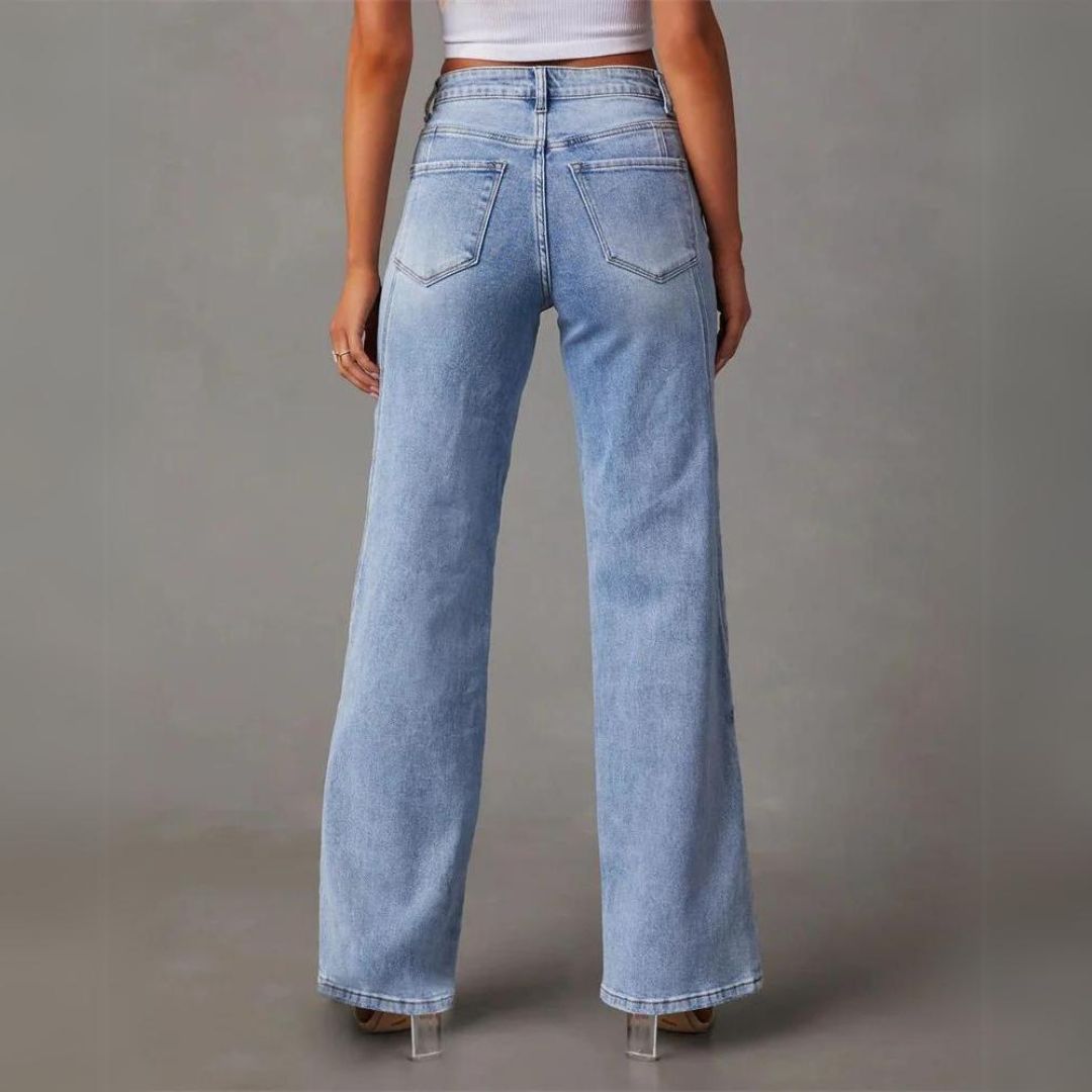 Elis™ Stylish Flared Jeans