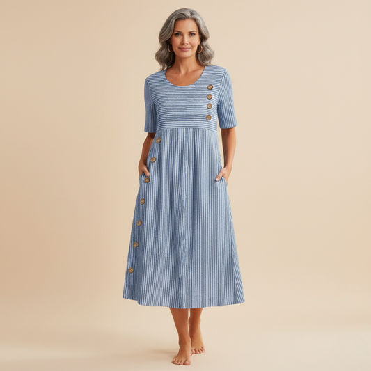 Jovie™ Striped Midi Dress