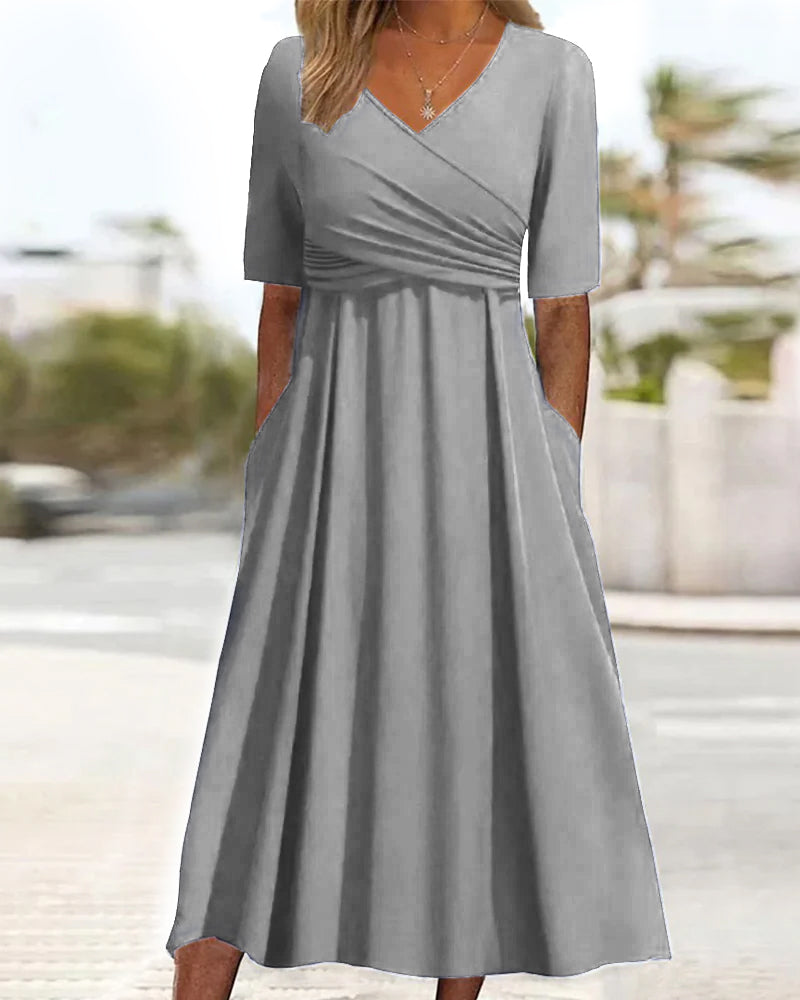 Fabia™ Stylish Wrap Dress