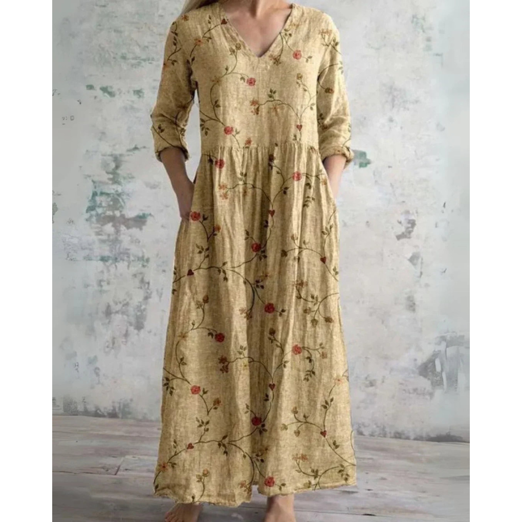 Emery™ Vintage Floral Maxi Dress