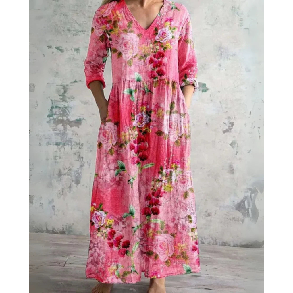 Emery™ Vintage Floral Maxi Dress