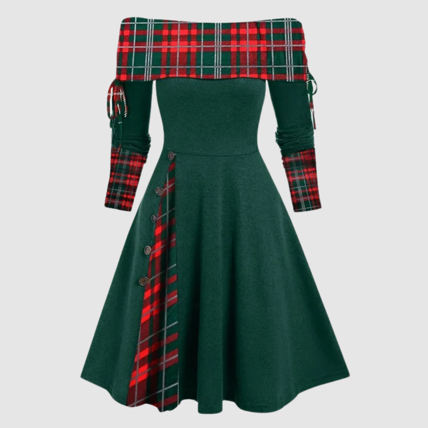 Molly™ Long-Sleeve Off-Shoulder Dress