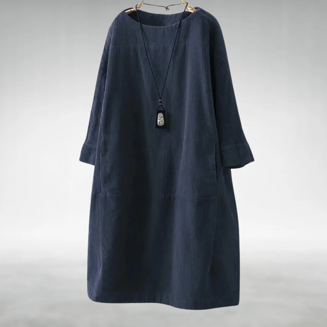 Anika™ Relaxed Corduroy Midi Dress