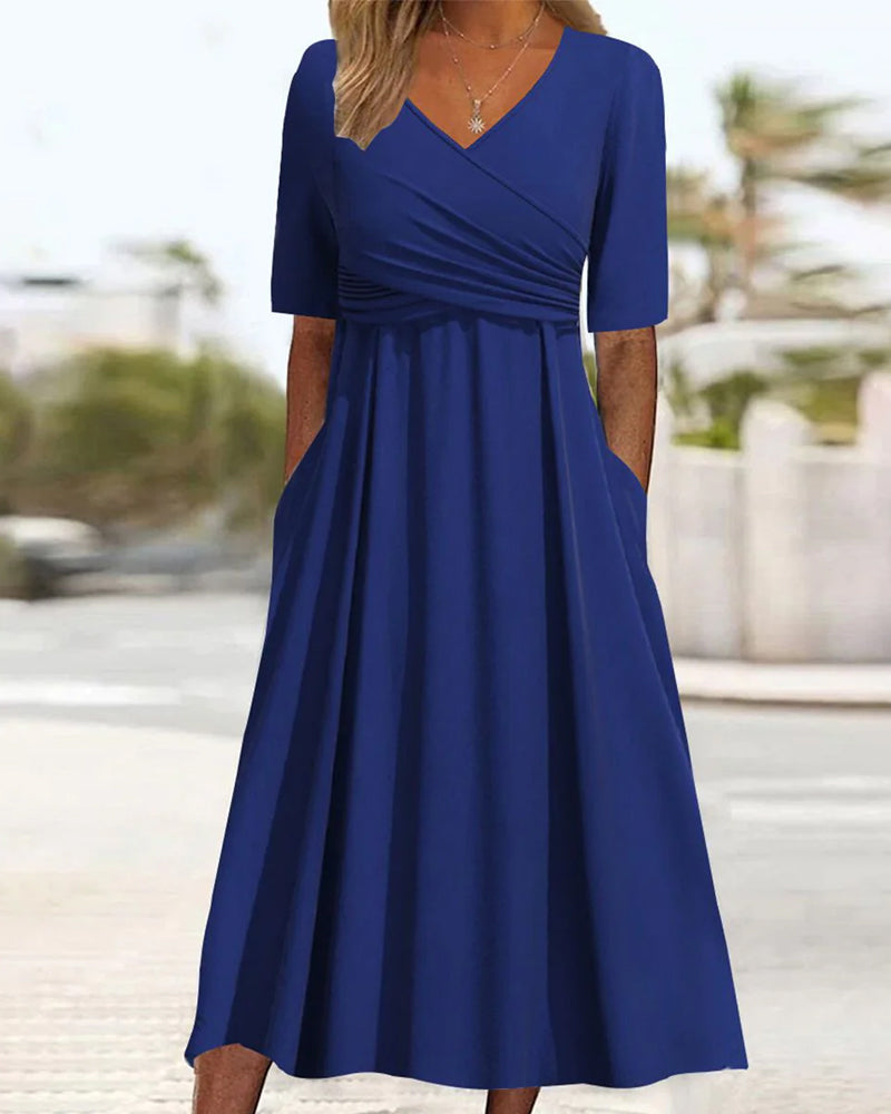 Fabia™ Stylish Wrap Dress
