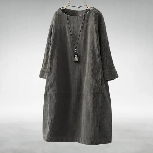 Anika™ Relaxed Corduroy Midi Dress
