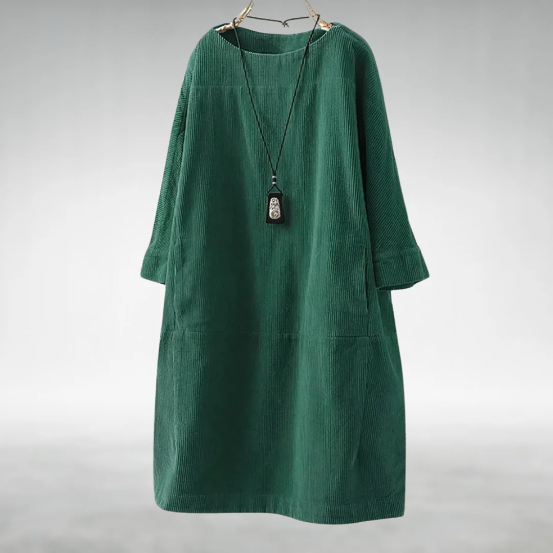 Anika™ Relaxed Corduroy Midi Dress