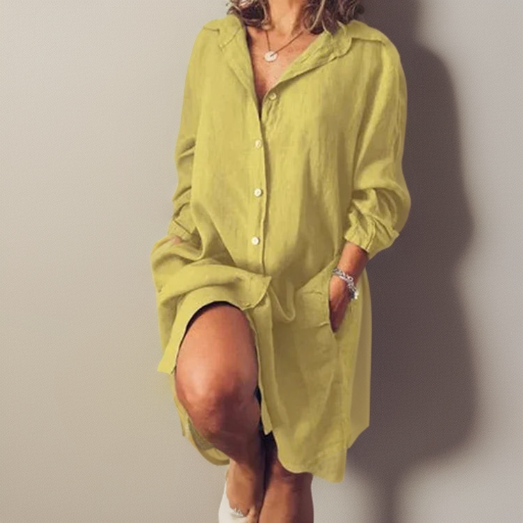 Elysia™ Effortless Shirt Dress