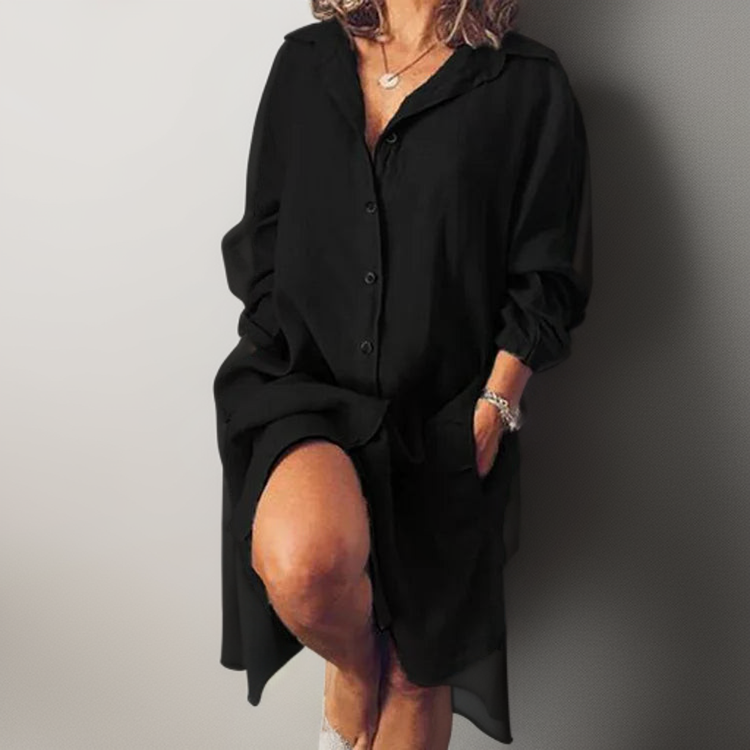 Elysia™ Effortless Shirt Dress