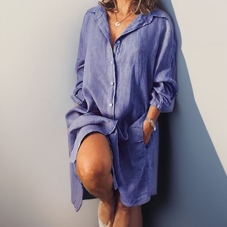 Elysia™ Effortless Shirt Dress