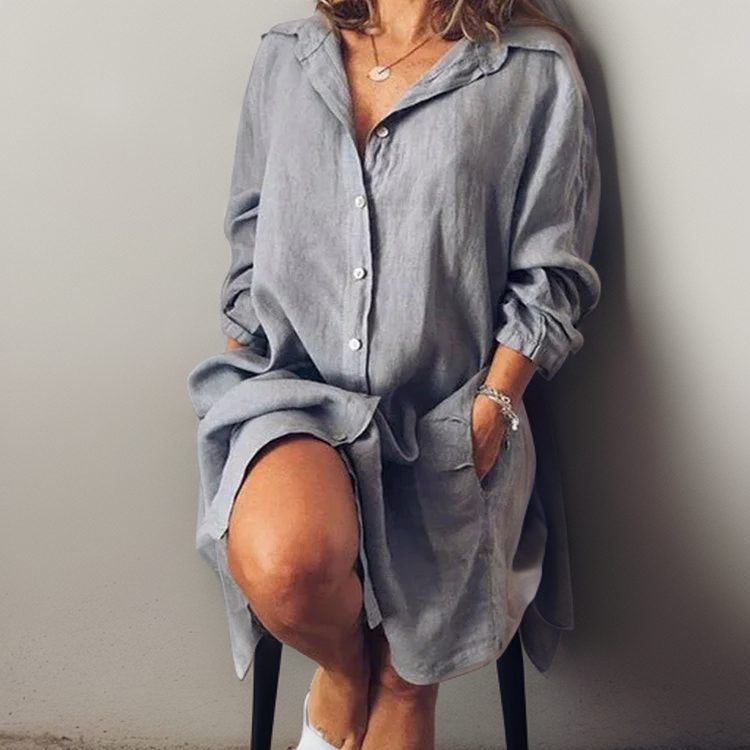 Elysia™ Effortless Shirt Dress