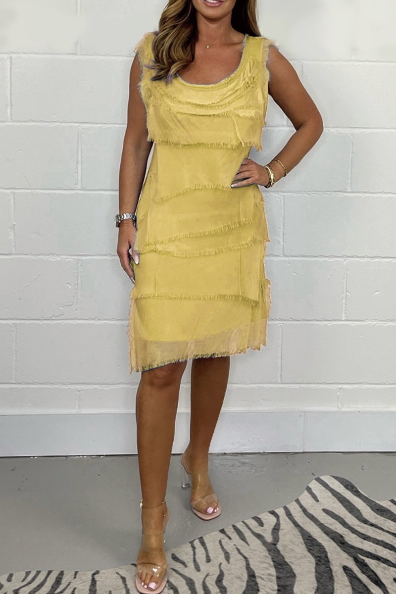 Delaney™ Raw Edge Dress